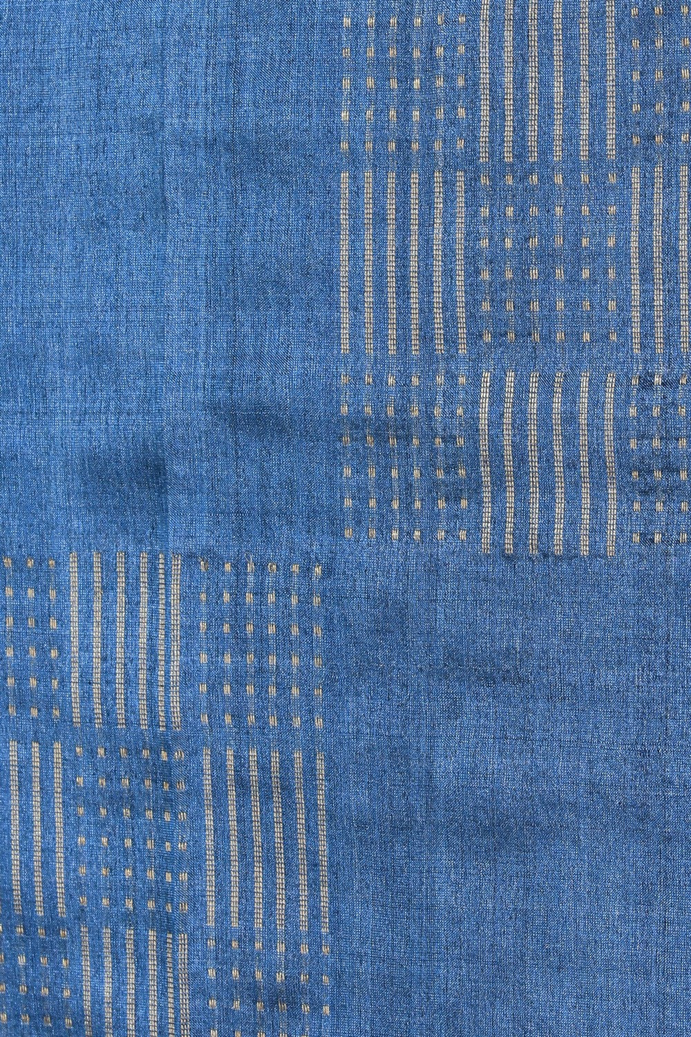 Image of Tussar Silk Smoky Grey Saree